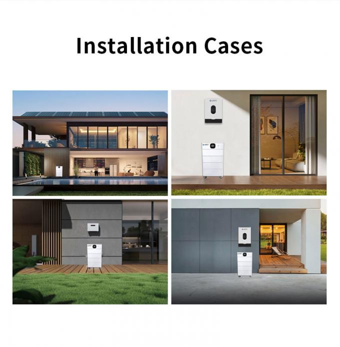 IEC 51.2V wall mount lifepo4 battery 200Ah 10.24KWh Telecom Back up Bank Li Ion Server Rack 5