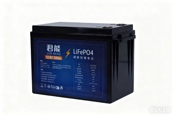 12.8 Volt 200Ah LiFePO4 Deep Cycle Battery with -20-65°C Range for Marine & Fishing Lead Acid Replacement