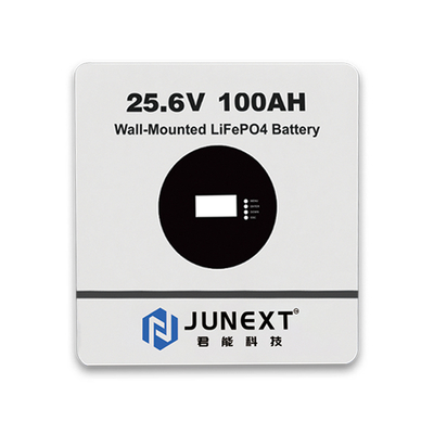 25.6V 51.2V Wall Mounted Battery Power Storage Residential Lithium Battery 100Ah 2.56kWh