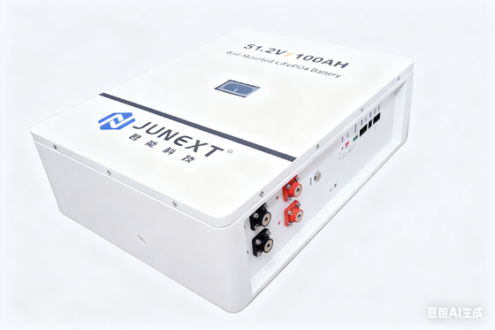 LiFePO4 Wall Mounted Battery with RS485 RS232 Communication and IP20 Rating for Solar Energy Storage