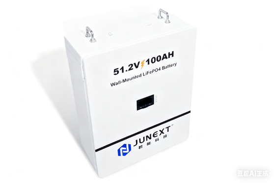 LiFePO4 Wall Mounted Battery with RS485 RS232 Communication and IP20 Rating for Solar Energy Storage