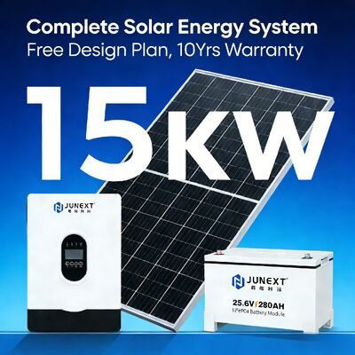 Hybrid System Solar Kit 12kw 15kw 18kw 20kw 25kw 30kw Off Grid Solar Power Energy System Storage Home Commercial