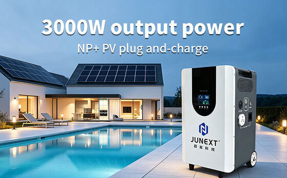 Long-Life 4kWh LiFePO4 Portable Power Station 3kW All-in-One Energy Storage for Emergency Backup