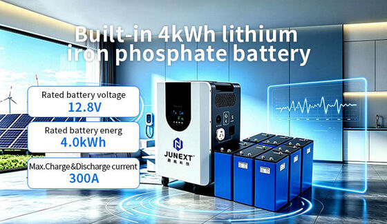 Safe 4kWh 3kW Portable All-in-One Solar Generator Emergency Power Supply for Home Blackout