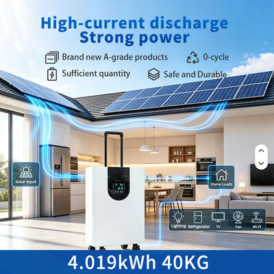 Ultra-Lightweight 3kW 4kWh LiFePO4 Portable Solar Generator Power Station for Home Camping Emergency Use