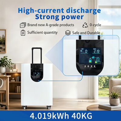 Ultra-Lightweight 3kW 4kWh LiFePO4 Portable Solar Generator Power Station for Home Camping Emergency Use